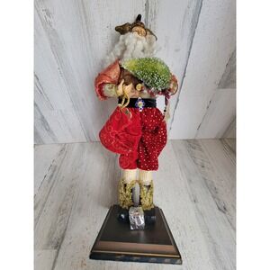 Winter dreams vintage unique jester Santa Claus Xmas hat folk lore figure